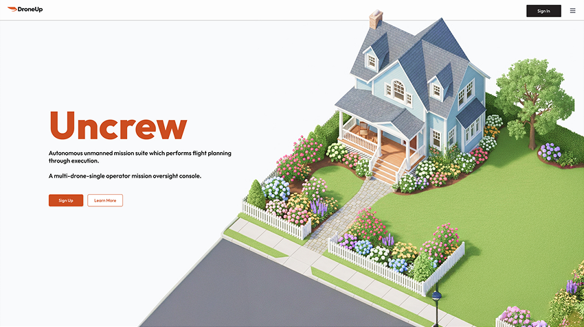 Uncrew landing concept